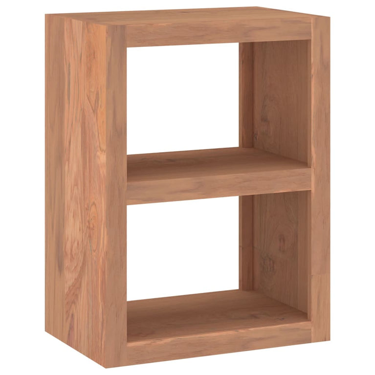 Bijzettafel 45x30x60 cm massief teakhout