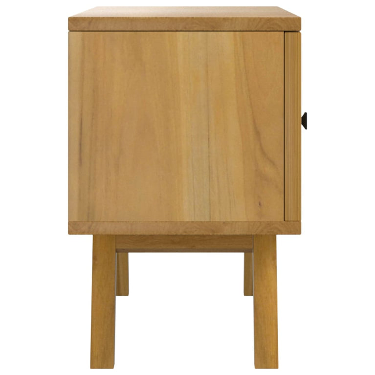 Tv-meubel 110x30x50 cm massief teakhout MeubelReus