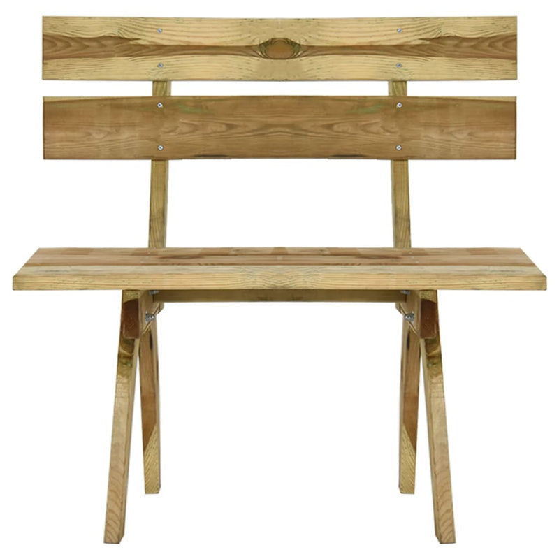 Tuinbank 110 cm geïmpregneerd grenenhout MeubelReus