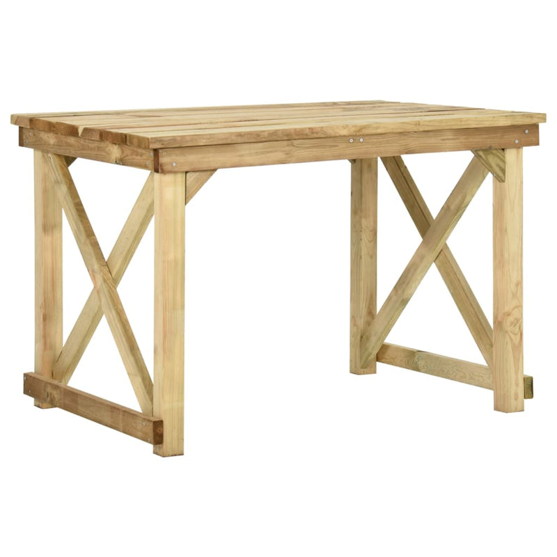 Tuintafel 110x79x75 cm geïmpregneerd grenenhout MeubelReus