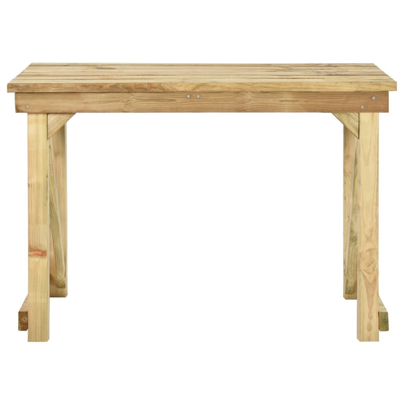 Tuintafel 110x79x75 cm geïmpregneerd grenenhout MeubelReus
