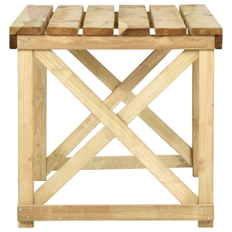 Tuintafel 110x79x75 cm geïmpregneerd grenenhout MeubelReus