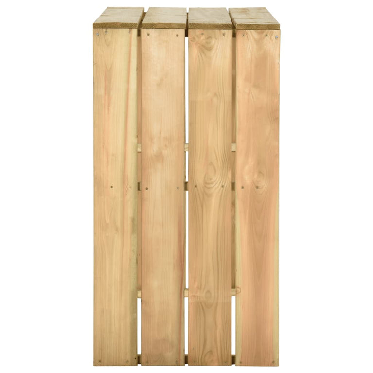 Bartafel 100x60x110 cm geïmpregneerd grenenhout
