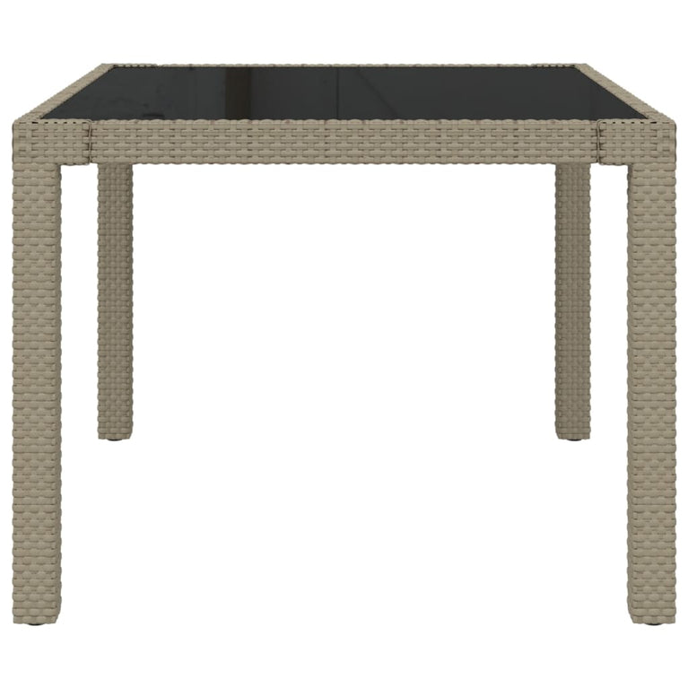 3-delige Tuinset met kussens poly rattan beige MeubelReus