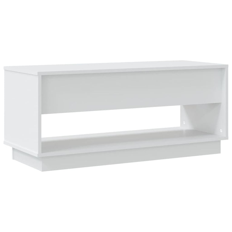 Tv-meubel 102x41x44 cm bewerkt hout wit MeubelReus