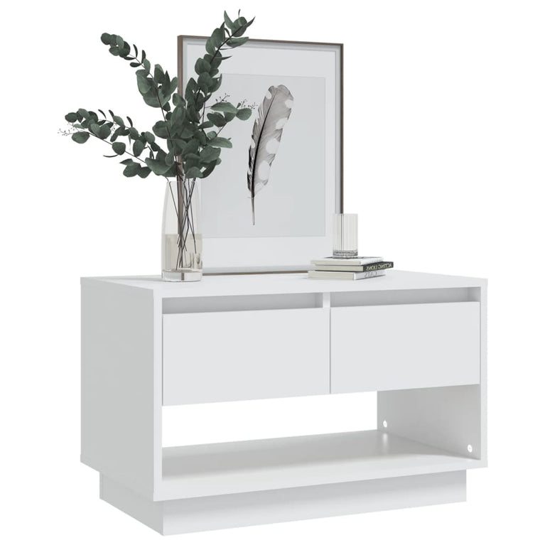 Tv-meubel 70x41x44 cm spaanplaat wit MeubelReus