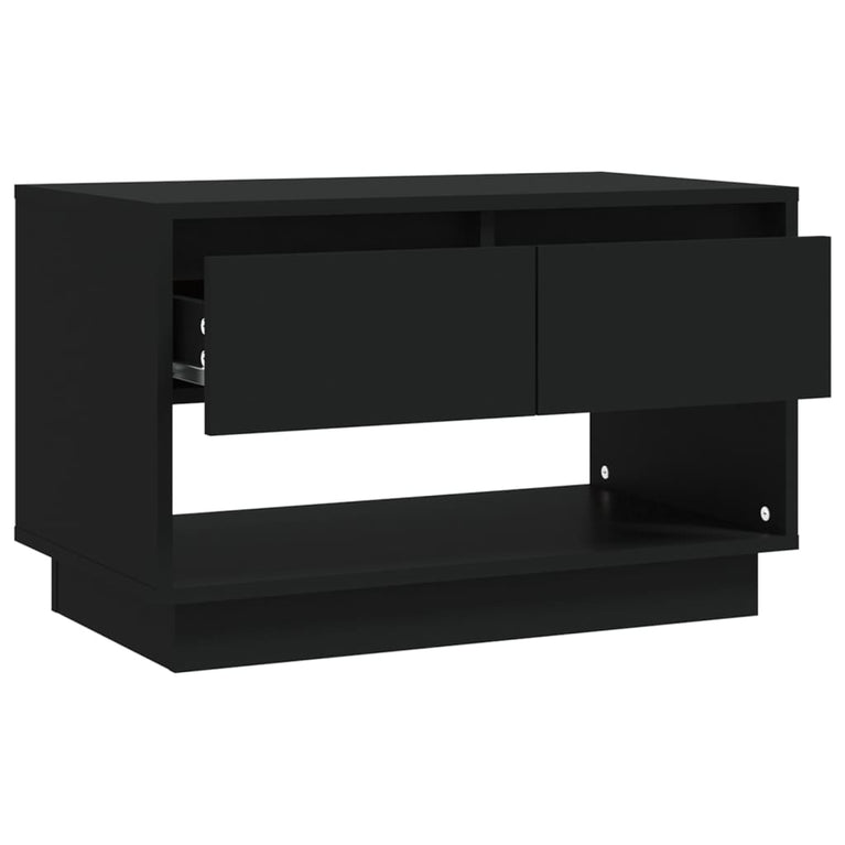 Tv-meubel 70x41x44 cm spaanplaat zwart MeubelReus