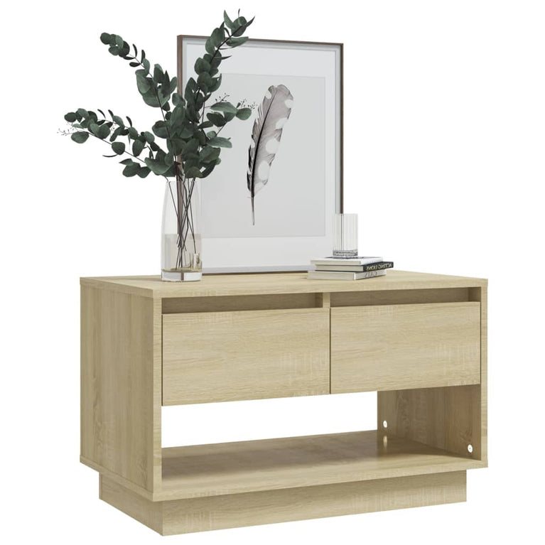 Tv-meubel 70x41x44 cm spaanplaat sonoma eikenkleurig MeubelReus