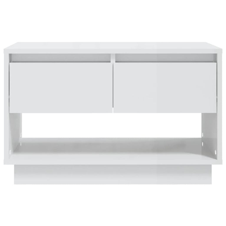 Tv-meubel 70x41x44 cm spaanplaat hoogglans wit MeubelReus