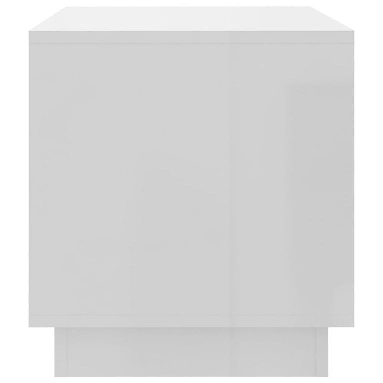 Tv-meubel 70x41x44 cm spaanplaat hoogglans wit MeubelReus