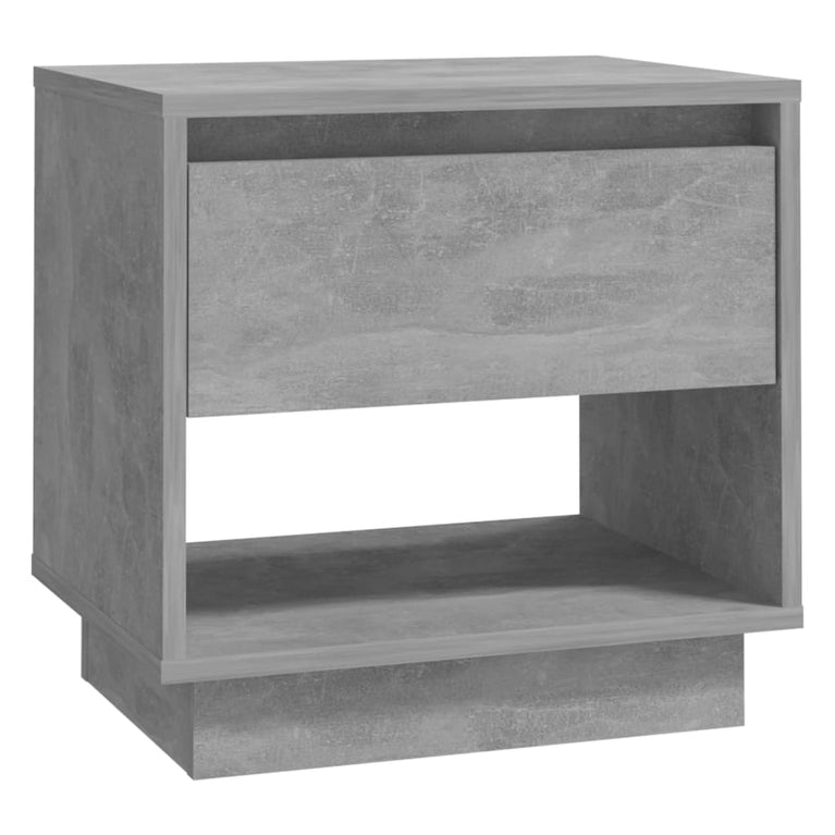 Nachtkastjes 2 st 45x34x44 cm spaanplaat betongrijs MeubelReus