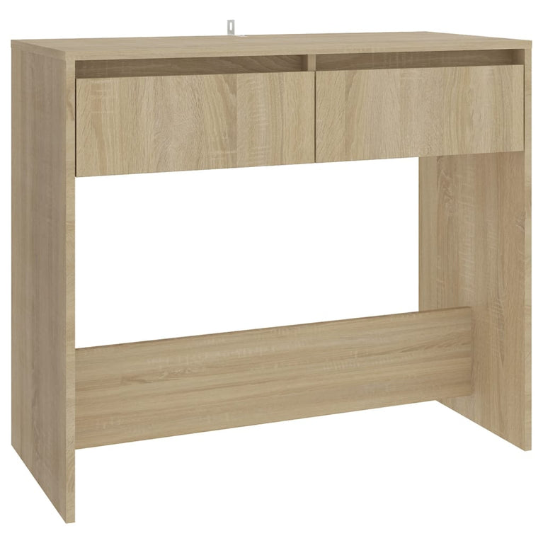 Wandtafel 89x41x76,5 cm staal sonoma eikenkleurig MeubelReus