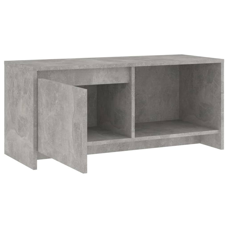 Tv-meubel 90x35x40 cm spaanplaat betongrijs MeubelReus