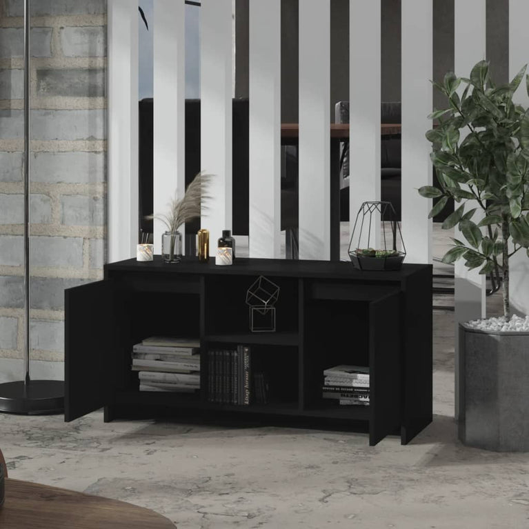Tv-meubel 102x37,5x52,5 cm spaanplaat zwart MeubelReus