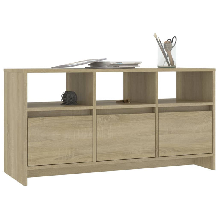 Tv-meubel 102x37,5x52,5 cm spaanplaat sonoma eikenkleurig