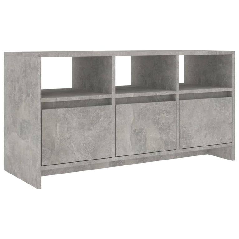 Tv-meubel 102x37,5x52,5 cm spaanplaat betongrijs MeubelReus