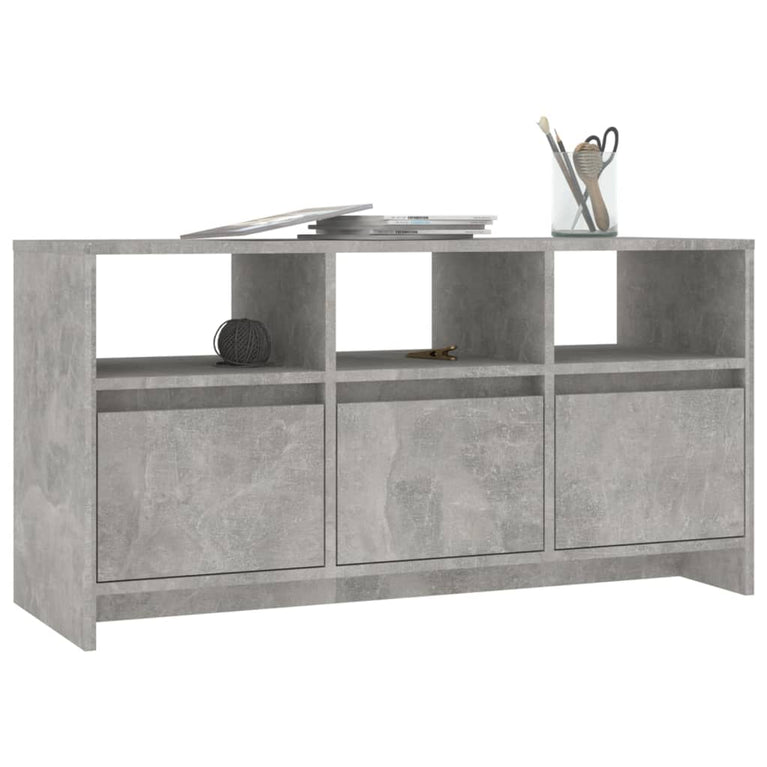 Tv-meubel 102x37,5x52,5 cm spaanplaat betongrijs MeubelReus