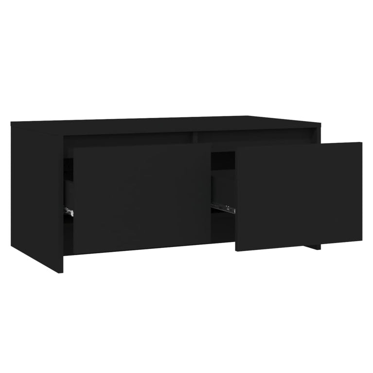 Salontafel 90x50x41,5 cm spaanplaat zwart MeubelReus
