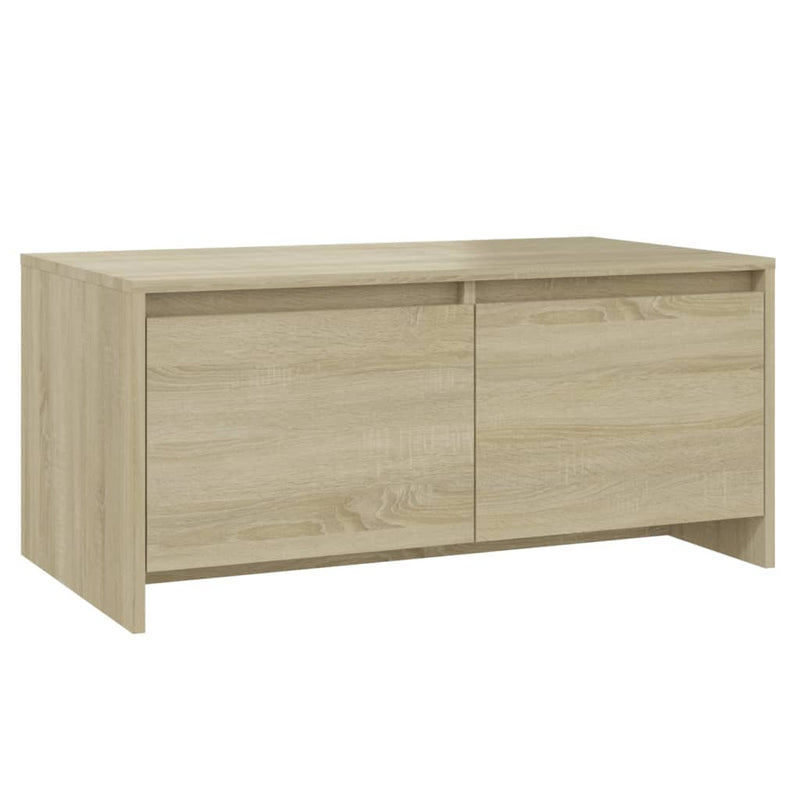 Salontafel 90x50x41,5 cm spaanplaat sonoma eikenkleurig MeubelReus