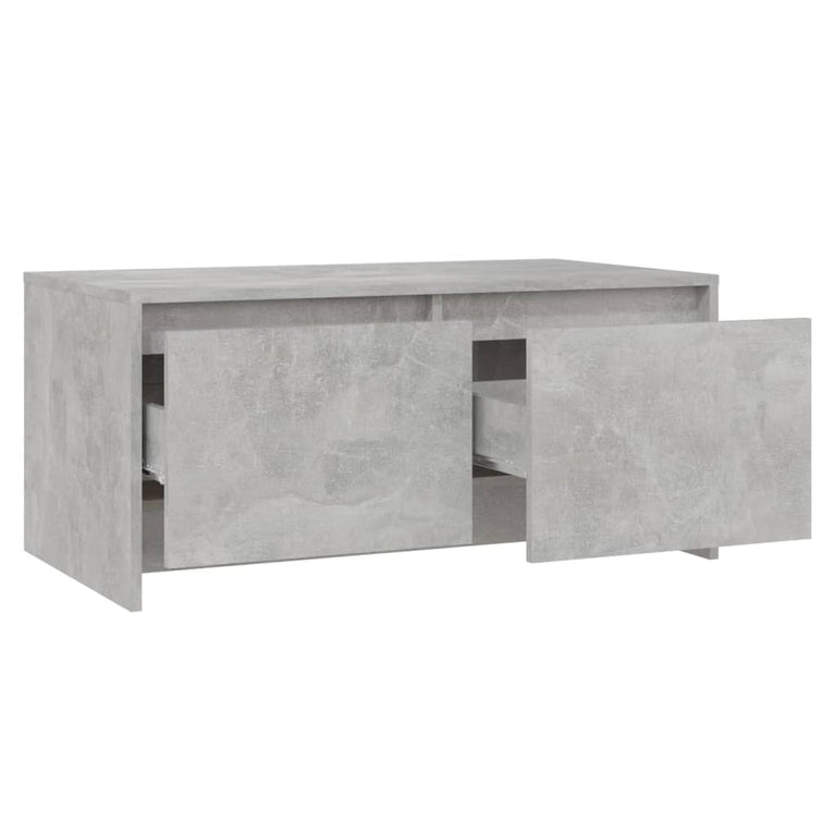 Salontafel 90x50x41,5 cm spaanplaat betongrijs MeubelReus