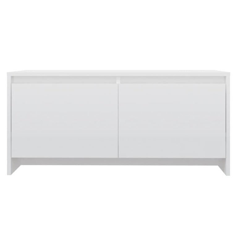 Salontafel 90x50x41,5 cm spaanplaat hoogglans wit MeubelReus