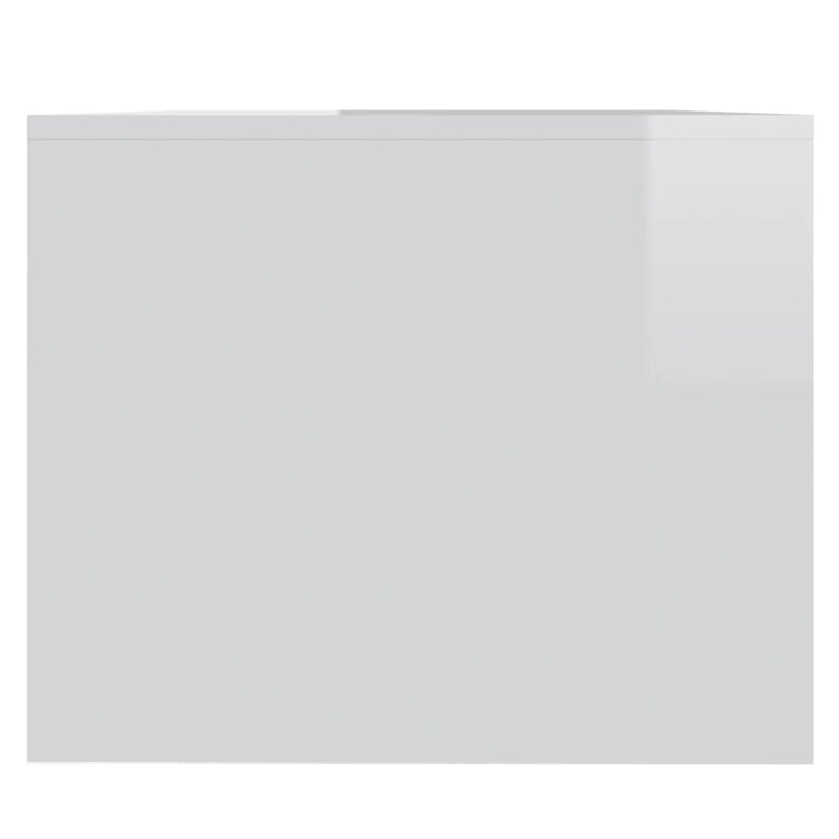 Salontafel 90x50x41,5 cm spaanplaat hoogglans wit MeubelReus