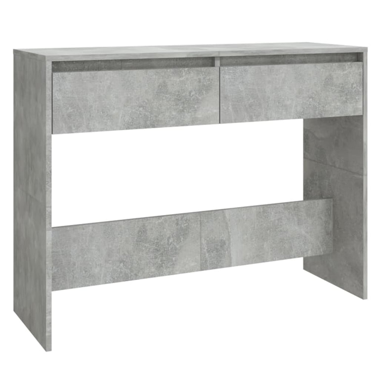 Wandmeubel 100x35x75,5 cm spaanplaat betongrijs MeubelReus