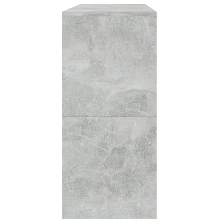 Wandmeubel 100x35x75,5 cm spaanplaat betongrijs MeubelReus