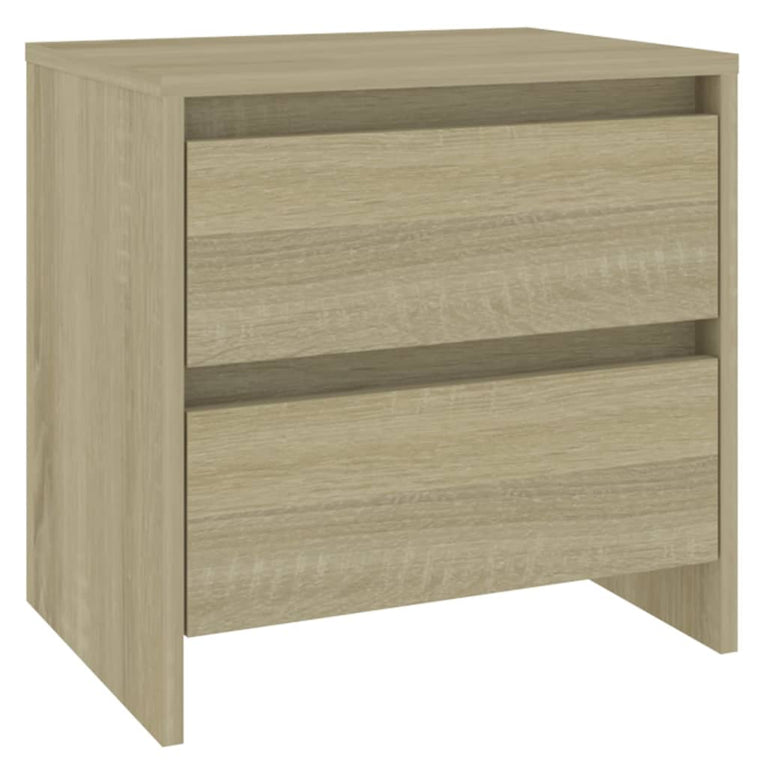 Nachtkastjes 2 st 45x34,5x44,5 xm spaanplaat sonoma eikenkleur MeubelReus