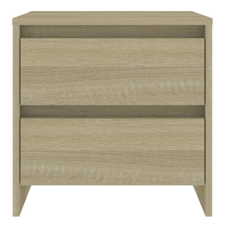 Nachtkastjes 2 st 45x34,5x44,5 xm spaanplaat sonoma eikenkleur MeubelReus