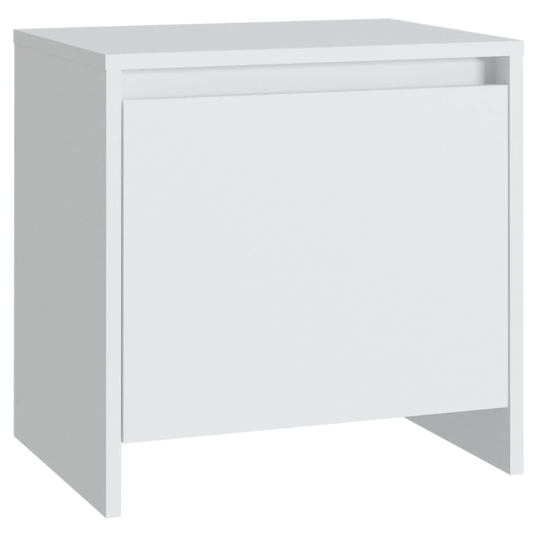 Nachtkastjes 2 st 45x34x44,5 cm spaanplaat wit MeubelReus