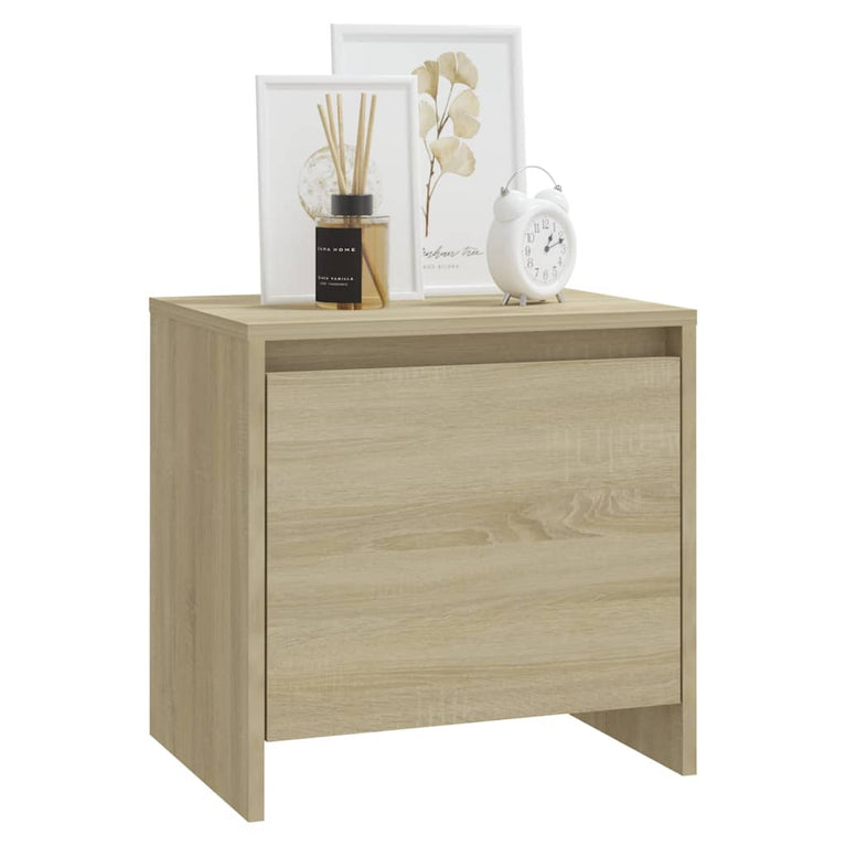 Nachtkastjes 2 st 45x34x44,5 cm spaanplaat sonoma eikenkleurig MeubelReus