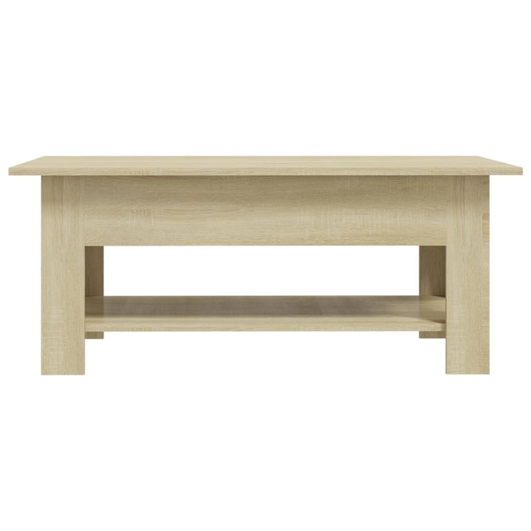 Salontafel 102x55x42 cm spaanplaat sonoma eikenkleurig MeubelReus