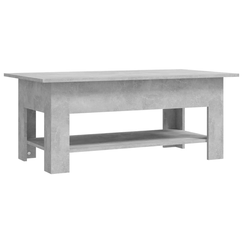 Salontafel 102x55x42 cm spaanplaat betongrijs MeubelReus