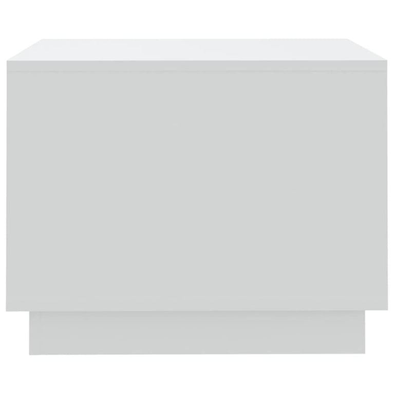 Salontafel 55x55x43 cm spaanplaat wit