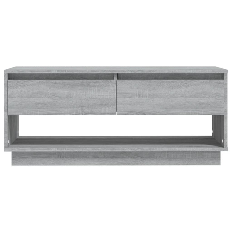 Tv-meubel 102x41x44 cm spaanplaat grijs sonoma eikenkleurig MeubelReus
