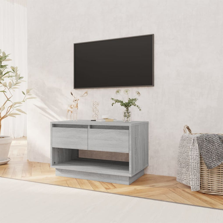 Tv-meubel 70x41x44 cm spaanplaat grijs sonoma eikenkleurig MeubelReus