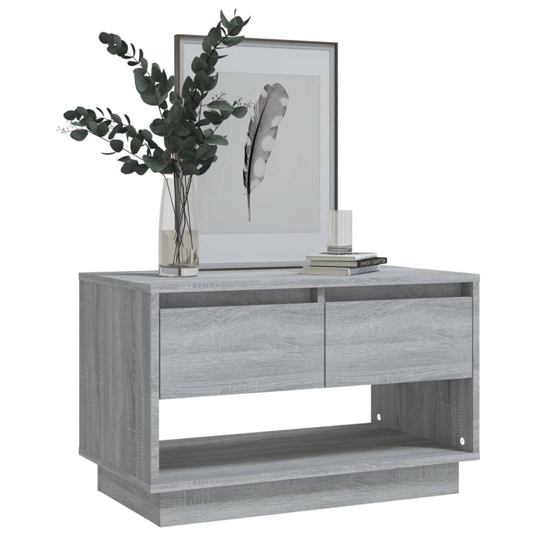 Tv-meubel 70x41x44 cm spaanplaat grijs sonoma eikenkleurig MeubelReus