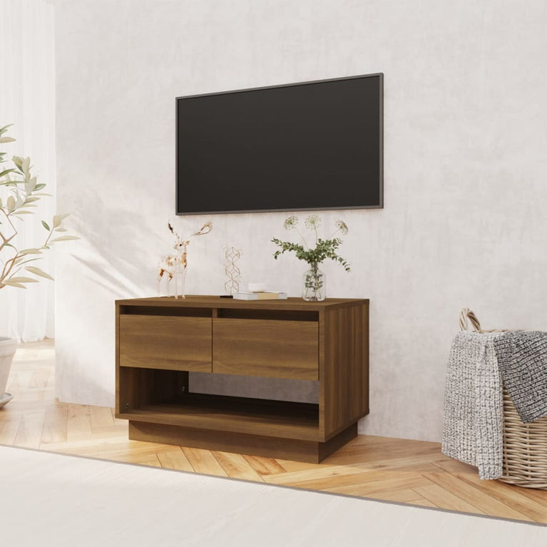 Tv-meubel 70x41x44 cm spaanplaat bruineikenkleurig MeubelReus