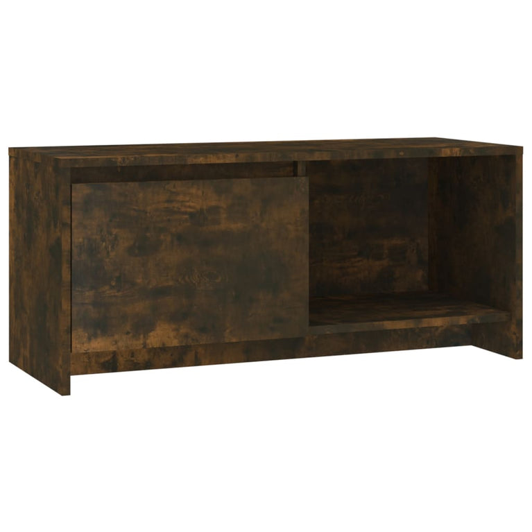 Tv-meubel 90x35x40 cm spaanplaat gerookt eikenkleurig MeubelReus