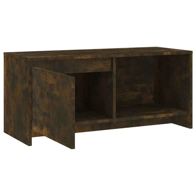 Tv-meubel 90x35x40 cm spaanplaat gerookt eikenkleurig MeubelReus