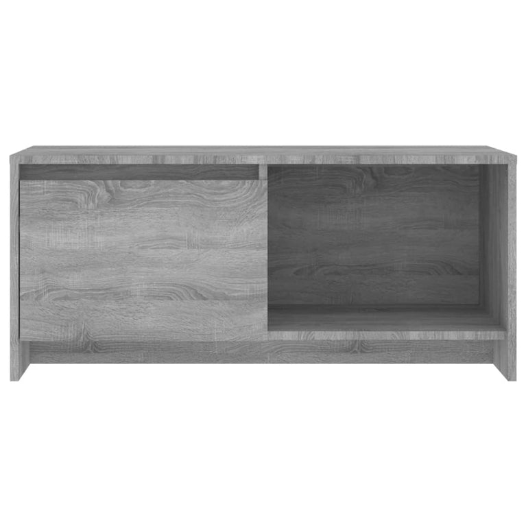 Tv-meubel 90x35x40 cm spaanplaat grijs sonoma eikenkleurig