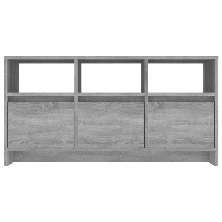 Tv-meubel 102x37,5x52,5 cm spaanplaat grijs sonoma eikenkleurig