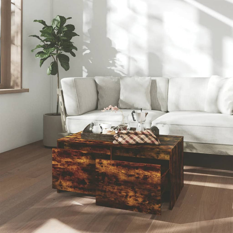 Salontafel 90x50x41,5 cm spaanplaat sonoma eikenkleurig MeubelReus
