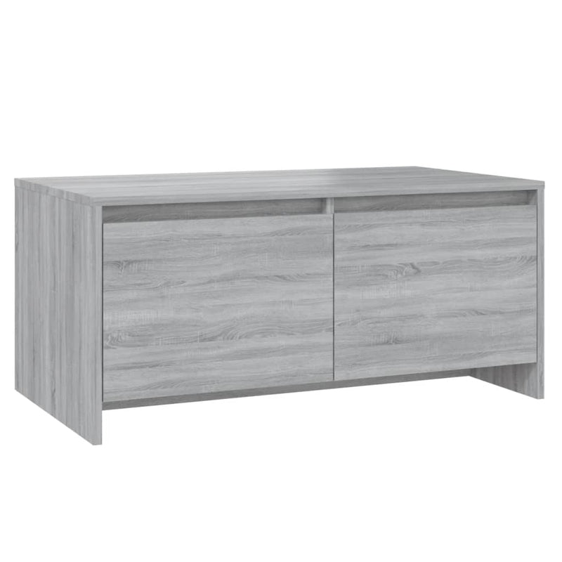 Salontafel 90x50x41,5 cm spaanplaat grijs sonoma eikenkleurig MeubelReus