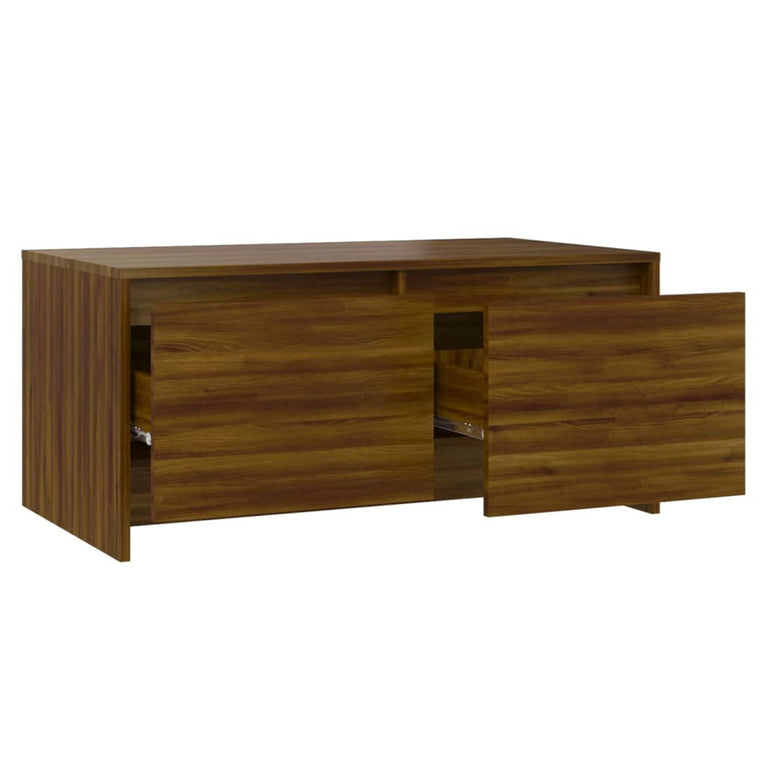 Salontafel 90x50x41,5 cm spaanplaat bruineikenkleurig MeubelReus