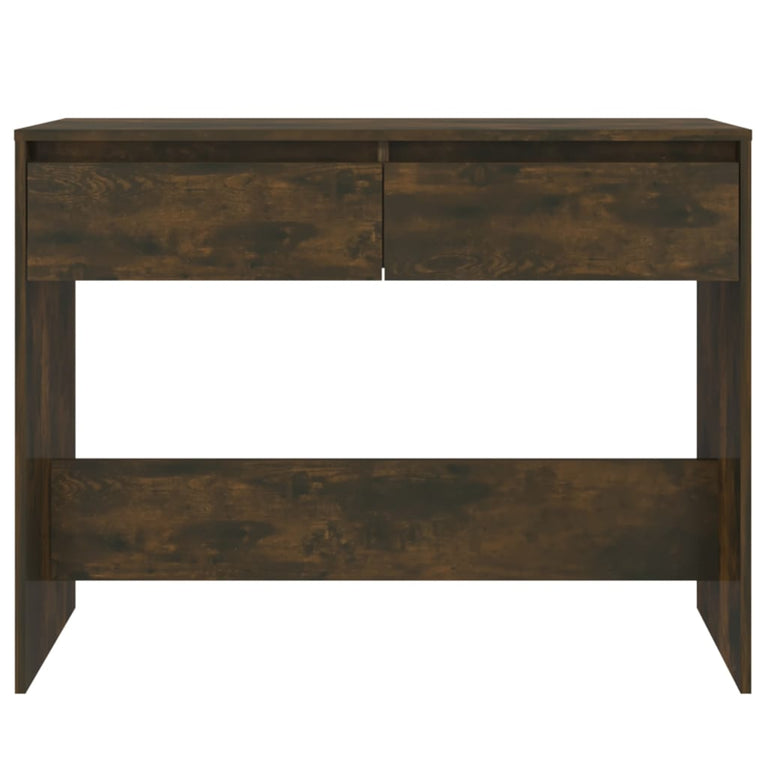 Wandtafel 100x35x76,5 cm spaanplaat gerookt eikenkleurig MeubelReus