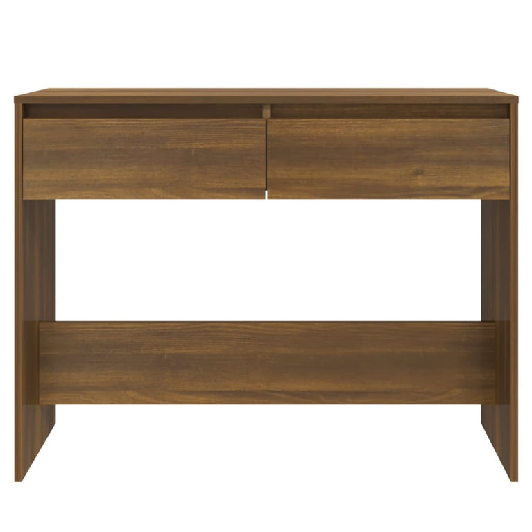 Wandtafel 100x35x76,5 spaanplaat bruineikenkleurig MeubelReus