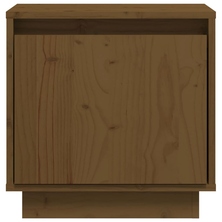 Nachtkastjes 2 st 40x30x40 cm massief grenenhout honingbruin MeubelReus