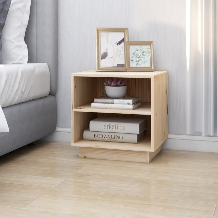 Nachtkastjes 2 st 40x34x40 cm massief grenenhout MeubelReus